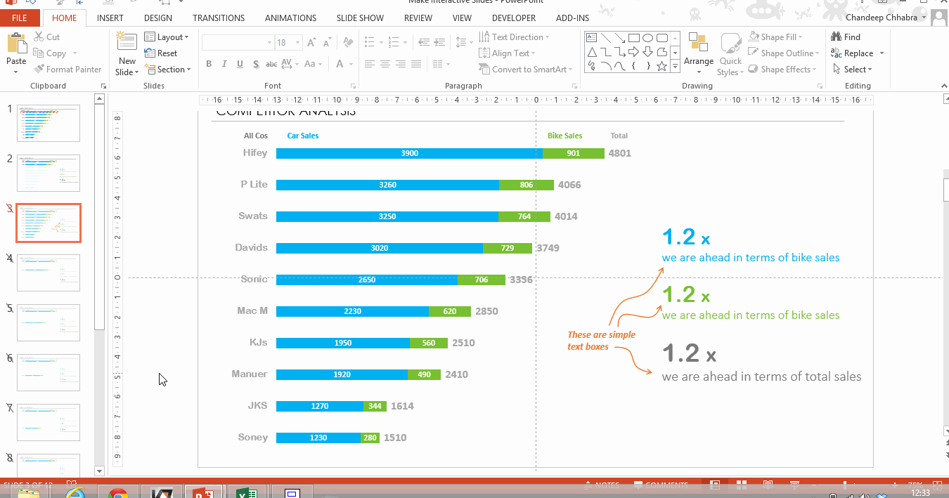 Making Your Slides Interactive 3