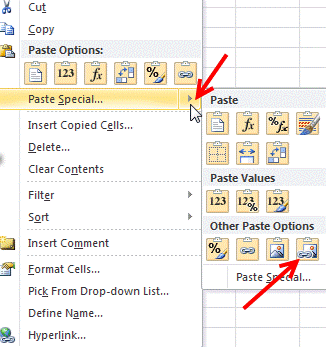 Camera Tool in Excel7