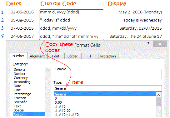 Quick custom date formats1