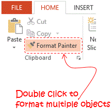 copy formatting shortcut