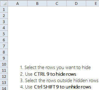 Hiding Options in Excel11
