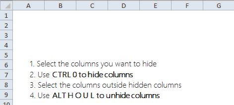 Hiding Options in Excel12