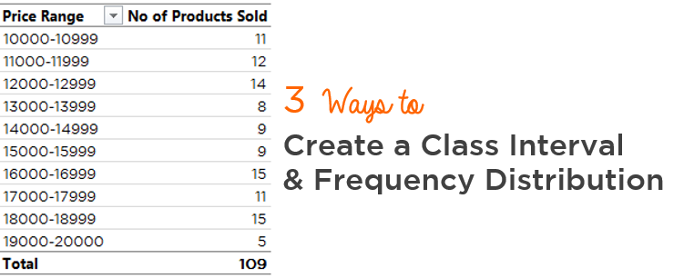 frequency table excel 2016