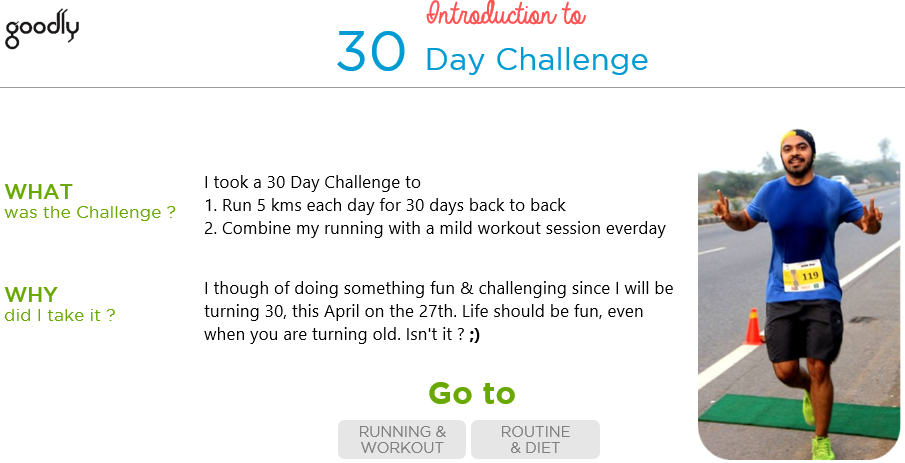 30 Day Challenge Dashboard 4