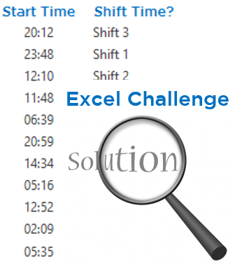 Shift Timing Challenge Solution