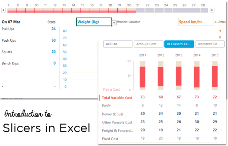 Slicers in Excel 1