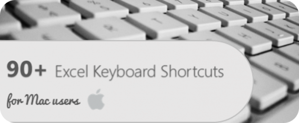 excel 2008 for mac keyboard shortcuts