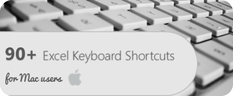 excel 2008 shortcuts on mac keyboard