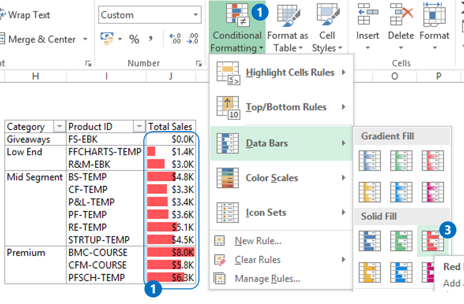 Conditional Formatting in Pivot Tables - 2