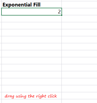 Exponential Fill