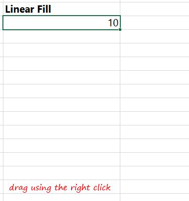 Linear Fill