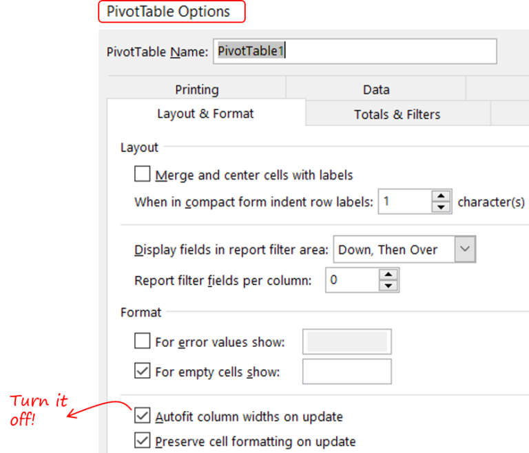 Formatting Tips for Pivot Tables Goodly