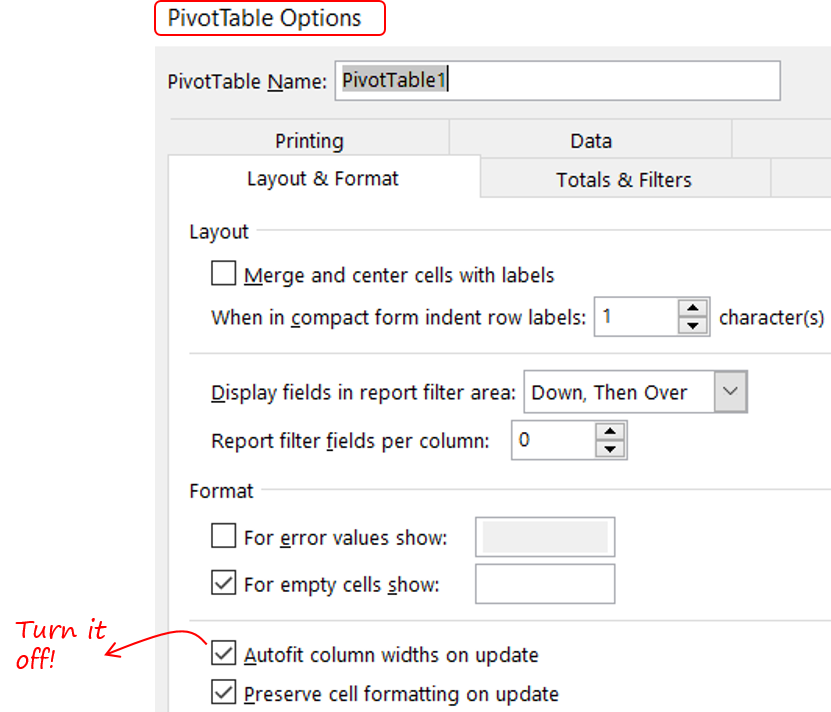 Formatting Tips for Pivot Tables 10