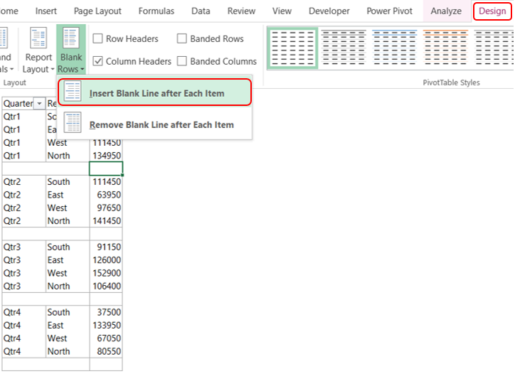 Formatting Tips for Pivot Tables 15