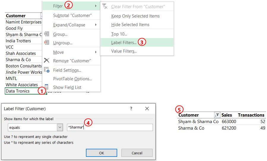 3 ways to filter pivot tables - 3