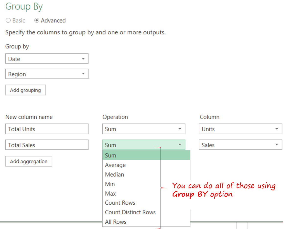 SUMIF in Power Query