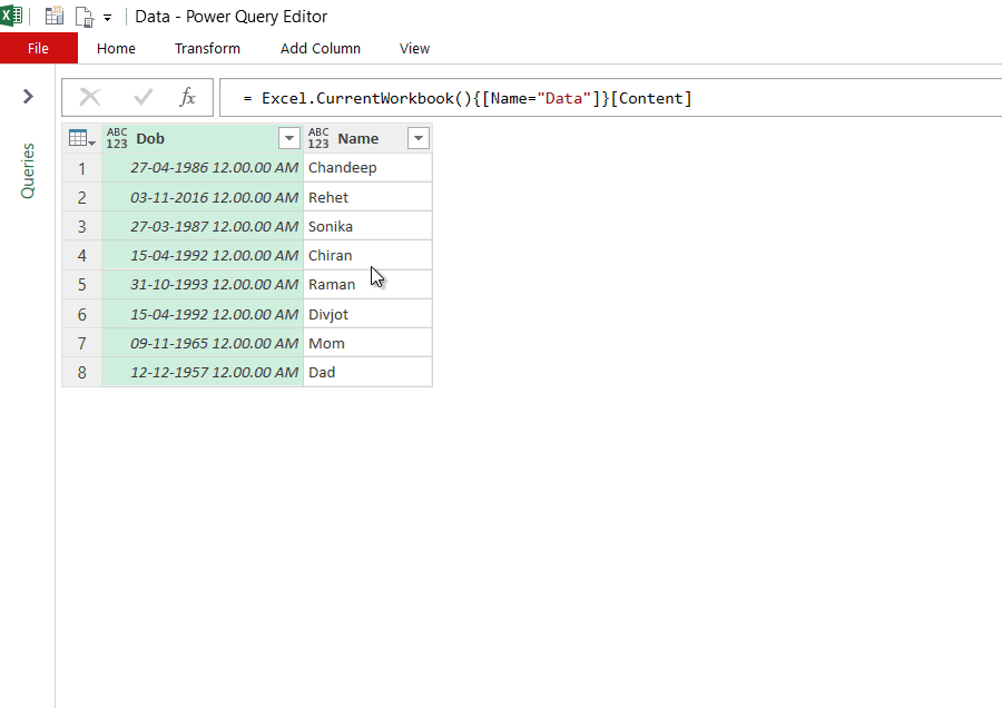 Calculate Age In Years and Months in Power BI