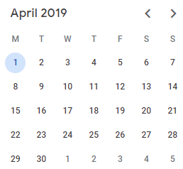 Fiscal Week Calculation in Power BI - Apr 2019 Calendar