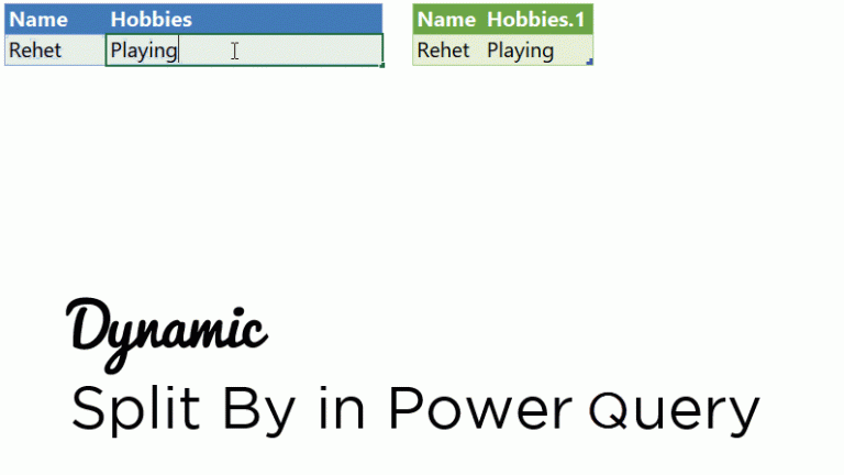 Split by Variable Columns in Power Query 1