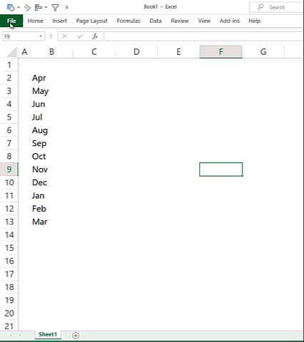 Adding Sorted Months to Custom Sorting Options