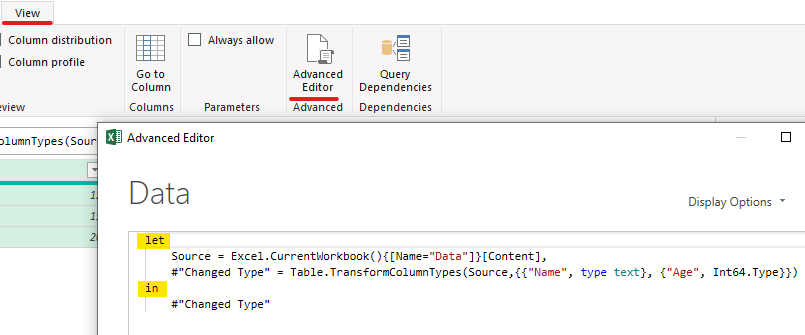 Nested Let Statement in Power Query Advanced Editor