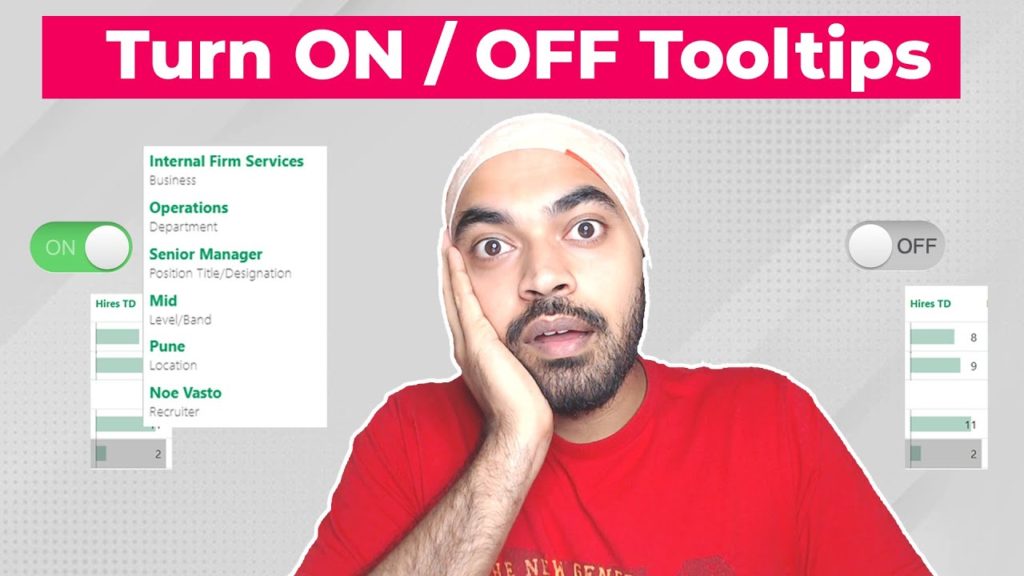 Turn ON OFF Tooltips in Power BI Goodly